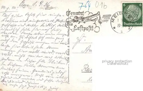 AK / Ansichtskarte Meissen_Elbe_Sachsen Panorama Blick von Proschwitz ueber die Elbe Albrechtsburg und Dom Meissen_Elbe_Sachsen