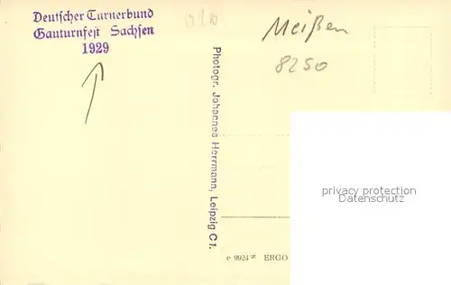 AK / Ansichtskarte Meissen_Elbe_Sachsen Blick ueber die Elbe Albrechtsburg und Dom Meissen_Elbe_Sachsen