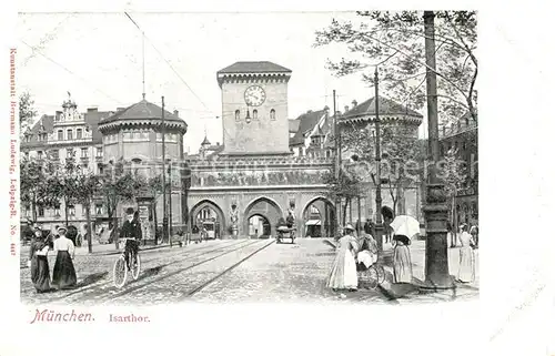 AK / Ansichtskarte Muenchen Isartor Muenchen