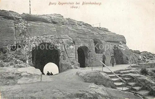 AK / Ansichtskarte Blankenburg_Harz Burg Regenstein Ruine Blankenburg_Harz