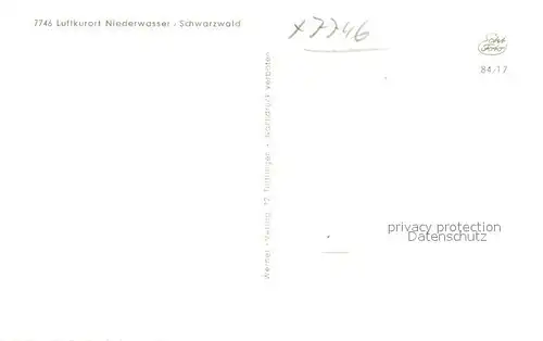 AK / Ansichtskarte Niederwasser Panorama Niederwasser