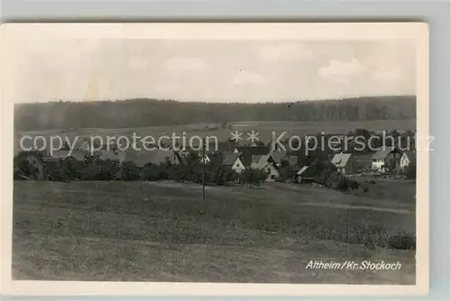 AK / Ansichtskarte Altheim_Bodenseekreis Panorama Altheim Bodenseekreis