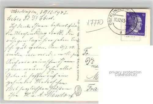 AK / Ansichtskarte ueberlingen_Bodensee Luziengasse ueberlingen Bodensee