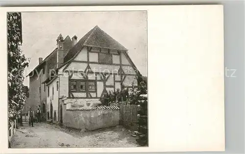 AK / Ansichtskarte ueberlingen_Bodensee Geburtshaus Mystiker Amandus Suso ueberlingen Bodensee