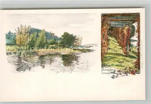 AK / Ansichtskarte Konstanz_Bodensee Arensberg  Konstanz_Bodensee
