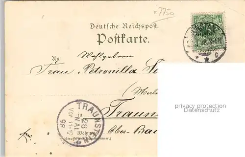 AK / Ansichtskarte Konstanz_Bodensee Seestrasse Conciliumsgebaeude Schloss Mainau Konstanz_Bodensee