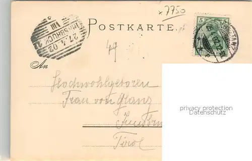 AK / Ansichtskarte Konstanz_Bodensee Rathaushof Kuenstlerkarte Konstanz_Bodensee