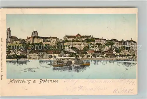 AK / Ansichtskarte Meersburg_Bodensee Panorama Meersburg Bodensee