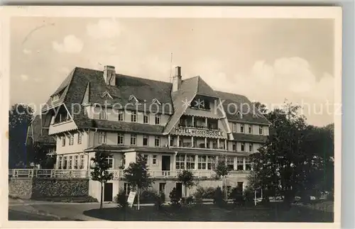 AK / Ansichtskarte Hornberg_Schwarzwald Hotel Weisses Roessle Hornberg Schwarzwald
