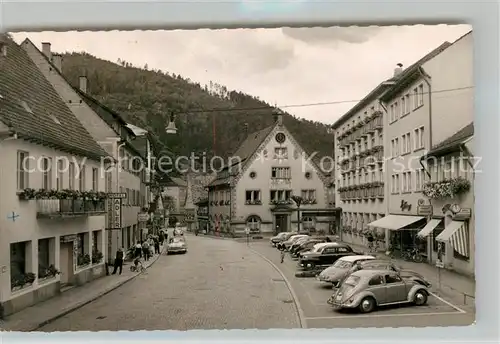 AK / Ansichtskarte Hornberg_Schwarzwald Hauptstrasse Hornberg Schwarzwald