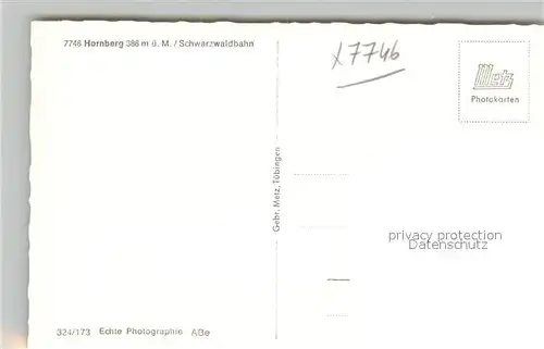 AK / Ansichtskarte Hornberg_Schwarzwald Fliegeraufnahme Hornberg Schwarzwald