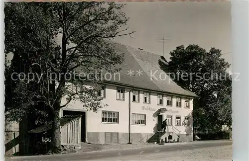 AK / Ansichtskarte Hornberg_Schwarzwald Foehrenbuehl Gasthaus Schwanen Hornberg Schwarzwald