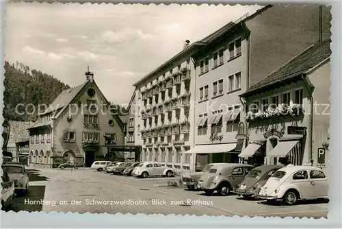 AK / Ansichtskarte Hornberg_Schwarzwald Rathaus  Hornberg Schwarzwald