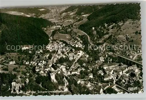 AK / Ansichtskarte Hornberg_Schwarzwald Fliegeraufnahme Hornberg Schwarzwald