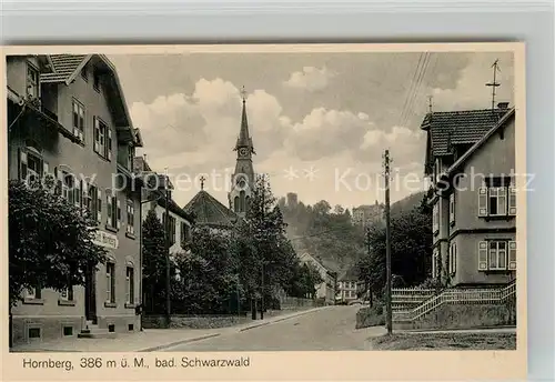 AK / Ansichtskarte Hornberg_Schwarzwald Panorama Kirche  Hornberg Schwarzwald