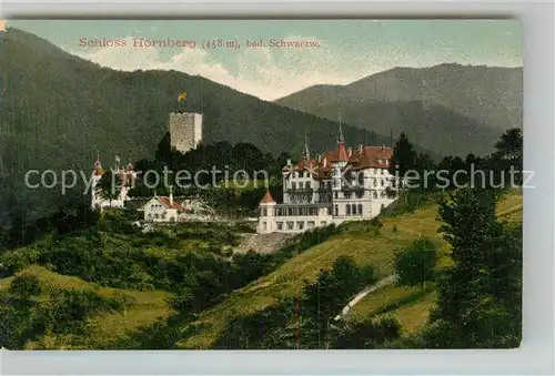 AK / Ansichtskarte Hornberg_Schwarzwald Schloss Hornberg Schwarzwald