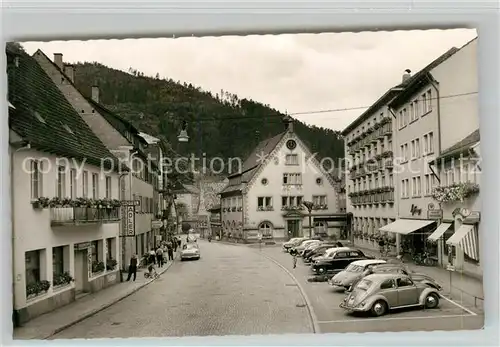 AK / Ansichtskarte Hornberg_Schwarzwald Hauptstrasse Hornberg Schwarzwald