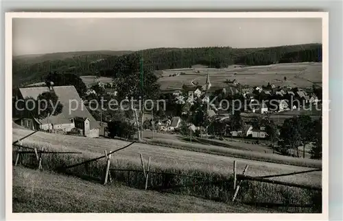 AK / Ansichtskarte Schonach_Schwarzwald Panorama Schonach Schwarzwald