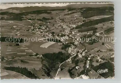 AK / Ansichtskarte Schonach_Schwarzwald Fliegeraufnahme Schonach Schwarzwald