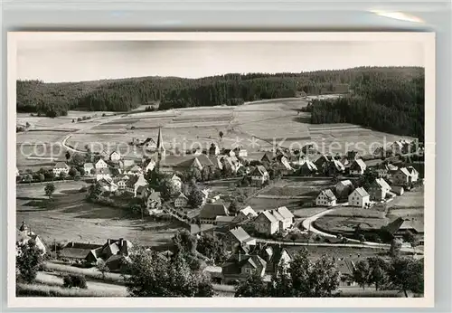 AK / Ansichtskarte Schonach_Schwarzwald Panorama Schonach Schwarzwald