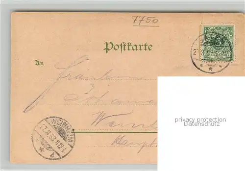 AK / Ansichtskarte Insel_Mainau Landungsplatz Schloss Schlosshof Insel Mainau