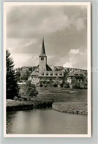 AK / Ansichtskarte Schonach_Schwarzwald Stadtpanorama Schonach Schwarzwald