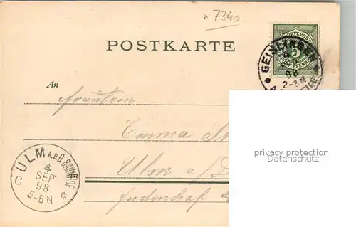 AK / Ansichtskarte Geislingen_Steige Panorama Geislingen_Steige