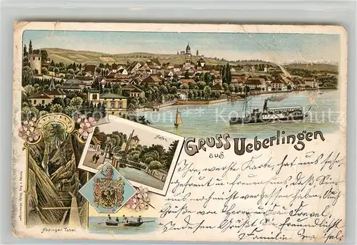 AK / Ansichtskarte ueberlingen_Bodensee Panorama ueberlingen Bodensee