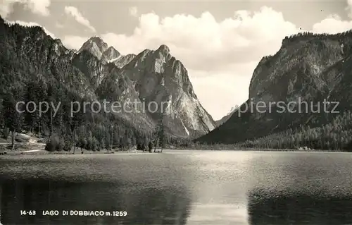 AK / Ansichtskarte Dobbiaco Lago di Dobbiaco Dobbiaco