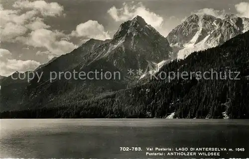 AK / Ansichtskarte Pustertal_Suedtirol Antholzer Wildsee Pustertal_Suedtirol