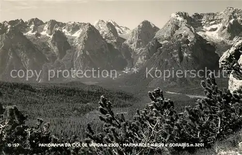 AK / Ansichtskarte Le_Marmarole Sorapis e Col de Varda Le_Marmarole