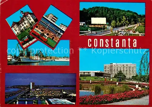 AK / Ansichtskarte Constanta Hafen Fliegeraufnahme Park  Constanta