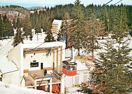 AK / Ansichtskarte Poiana_Brasov_Siebenbuergen Seilbahnstation Poiana_Brasov