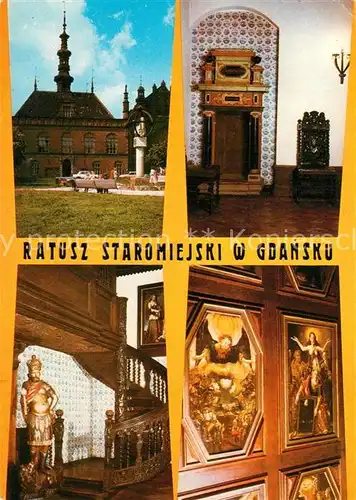 AK / Ansichtskarte Danzig_Westpreussen Ratusz Staromiejski Danzig_Westpreussen