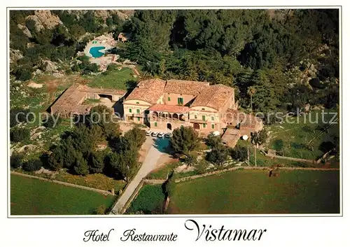 AK / Ansichtskarte Valldemossa Fliegeraufnahme Hotel Restaurant Vistamar Valldemossa