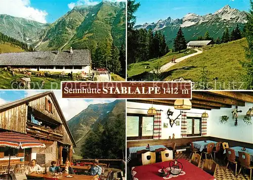 AK / Ansichtskarte Elmen_Tirol Sennhuette Stabalpe Lechtal Elmen Tirol