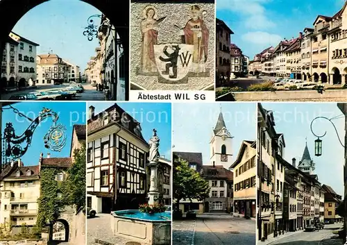 AK / Ansichtskarte Wil_SG aebtestadt Wil_SG