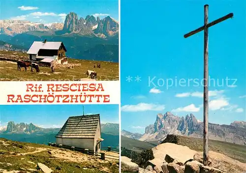 AK / Ansichtskarte Raschoetzhuette Rif. Resciesa Raschoetzhuette