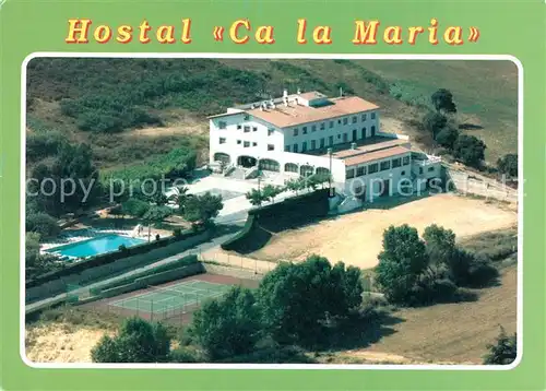 AK / Ansichtskarte Tordera Hostal ca la Maria Fliegeraufnahme Tordera