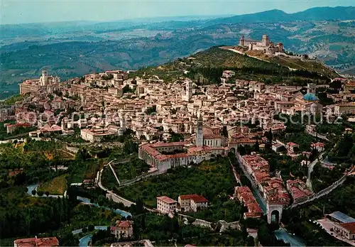 AK / Ansichtskarte Assisi_Umbria Fliegeraufnahme Assisi Umbria