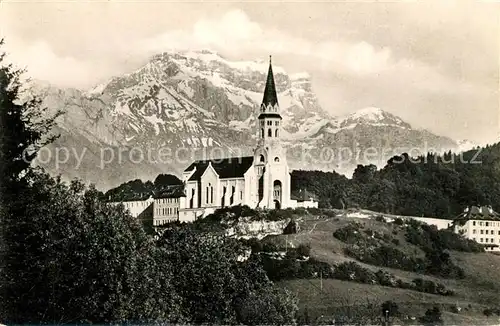 AK / Ansichtskarte Annecy_Haute Savoie Basilique et Monastere de la Visitation Au second plan la Tournette Annecy Haute Savoie