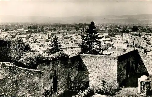 AK / Ansichtskarte Montelimar Vue generale prise des Remparts du Chateau de Narbonne Montelimar