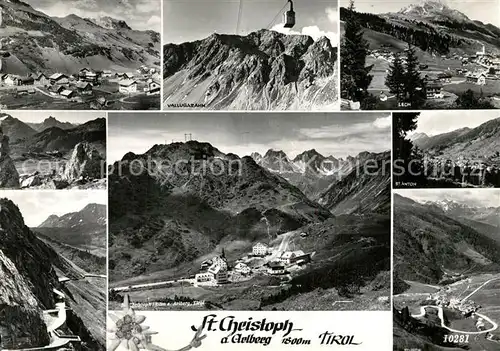 AK / Ansichtskarte St_Christoph_Arlberg Teilansichten Panorama St_Christoph_Arlberg