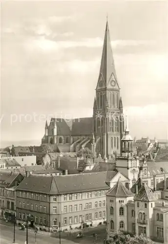 AK / Ansichtskarte Schwerin_Mecklenburg Dom Schwerin_Mecklenburg