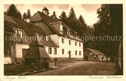 AK / Ansichtskarte Zwiesel_Niederbayern Zwieseler Waldhaus Gasthaus Bayerischer Wald Kupfertiefdruck Zwiesel Niederbayern