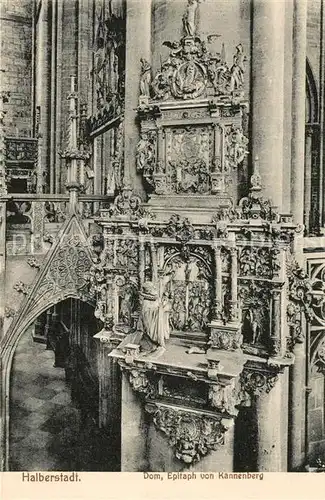 AK / Ansichtskarte Halberstadt Dom Epitaph von Kannenberg Serie Der Dom zu Halberstadt Nr. 7 Halberstadt