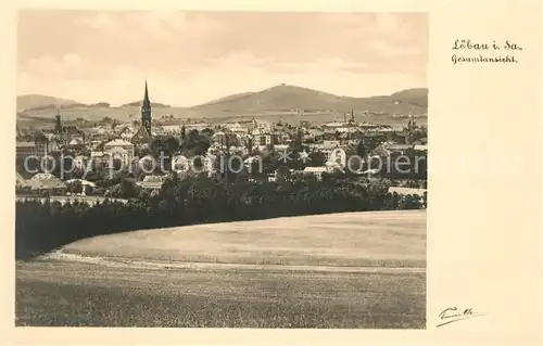 AK / Ansichtskarte Loebau_Sachsen Gesamtansicht Loebau Sachsen