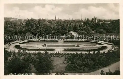 AK / Ansichtskarte Erfurt Sorgebrunnen Erfurt