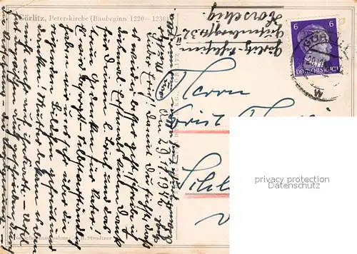 AK / Ansichtskarte Goerlitz_Sachsen Peterskirche Goerlitz Sachsen