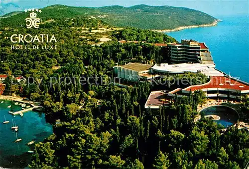 AK / Ansichtskarte Cavtat_Dalmatien Fliegeraufnahme Hotel Croatia de Luxe  Cavtat Dalmatien